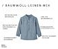NAH/STUDIO Bluse | Baumwoll-Leinen-Mix