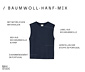 NAH/STUDIO Geripptes Shirt | Baumwoll-Hanf-Mix
