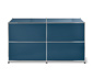 Sideboard Metall »CN3« mit versetzbaren Klappenfächern, blau