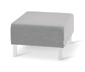 Lounge-Sofa mit Sunbrella®-Stoff, hellgrau