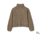 NAH/STUDIO Cashmere-Pullover | ungefärbtes Ziegenhaar, Undyed Brown