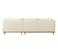 Ecksofa »Larsen«, beige, rechts