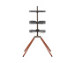 ONE FOR ALL Universal-TV-Ständer »Quadpod WM7475«, Walnut und Gun-Metal 32"-70"