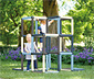 Quadro-Home-KLETTERPYRAMIDE, petrol