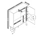 Highboard mit 4 Türen