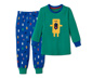 Pyjama, grün-blau