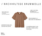 NAH/STUDIO Heavy Weight Shirt | nachhaltige Baumwolle, hazelnut
