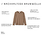 NAH/STUDIO Longsleeve | nachhaltige Baumwolle, hazelnut