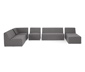Modulare Premium-Lounge-Ecke mit Sunbrella®-Stoff