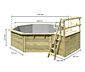 Karibu Gartenpool-Set »Modell 2« inkl. Terrasse, ca. 550 x 470 cm