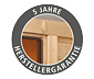 Karibu Sauna »Scarlett 3« im Set mit 9-kW-Ofen und finnischer Steuerung