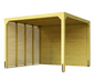 Karibu Pavillon mit 2 Schutz-Wänden, 28 mm (Markaska)