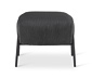 Design-Sessel mit Fußhocker – von SCAPA, anthrazit