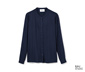 NAH/STUDIO Bluse | Eco-Viskose, navy