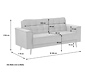 Max Winzer® 2-Sitzer-Sofa »Jolene«