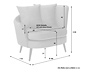 Sessel »Miranda«, taupe