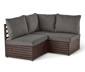 2-Sitzer-Modul mit Relax-Komfort-Kissen