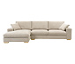 2,5-Sitzer-Sofa »Lea« mit Longchair links, beige