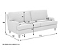 Max Winzer® 3-Sitzer-Sofa »Penny«, anthrazit