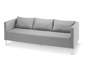 Lounge-Sofa mit Sunbrella®-Stoff, hellgrau