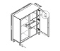 Vitrine »Eklund« mit 2 Türen
