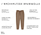 NAH/STUDIO Jogginghose | nachhaltige Baumwolle, hazelnut