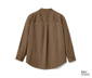NAH/STUDIO Hemdbluse | nachhaltige Baumwolle, hazelnut
