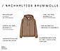 NAH/STUDIO Hoodie | nachhaltige Baumwolle, hazelnut