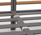 1-Sitzer Mittel-Modul mit Premium-Polsterbezügen