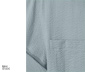 NAH/STUDIO Seersucker-Kleid | Baumwolle, Stormy Grey