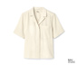 NAH/STUDIO Seersucker-Bluse | ungefärbte Baumwolle, Undyed