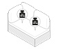 2-Sitzer-Modul mit Relax-Komfort-Kissen