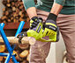 RYOBI 18 V One+ Brushless Akku-Einhand-Kettensäge, ohne Akku und Ladegerät