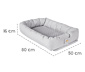 Roba 3-in1-Babylounge, grau