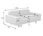 Sofa, 2-Sitzer »Penelope«, grün