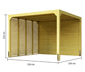 Karibu Pavillon mit 2 Schutz-Wänden, 28 mm (Markaska)