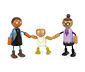 small foot Biegepuppen-Familie mit Baby