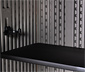 Kunststoffgeräteschrank mit Boden, Regal und Haken