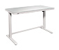 MEDION® höhenverstellbarer Schreibtisch, weiß, 120 x 60 cm