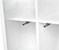 Regalmodul »Flemming«, ca. 75 x 75 cm, mit Türen, weiß