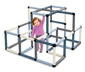 Quadro-Home-KLETTERPYRAMIDE, petrol