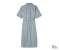 NAH/STUDIO Seersucker-Kleid | Baumwolle, Stormy Grey