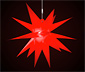 AMARE XXL-LED-Stern, 100 cm, rot