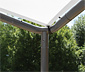 Stoffpavillon, grau, 317 x 271 x 317 cm