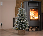 Evergreen LED-Weihnachtsbaum mit Jutetopf, ca. 90 cm