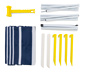 Westmann Strand-Sonnensegel, navyblau