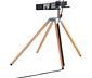 ONE FOR ALL Universal-TV-Ständer »Quadpod WM7476«, Oak und Silver-Grey 32"-70"