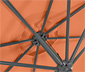 Sonnenschirm, 300 cm, orange