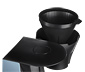 Tchibo Filterkaffeemaschine »Let's Brew«, graublau