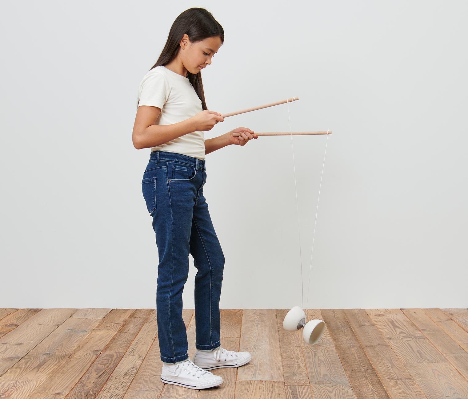 Tchibo - Diabolo »Glow in the dark« - braun